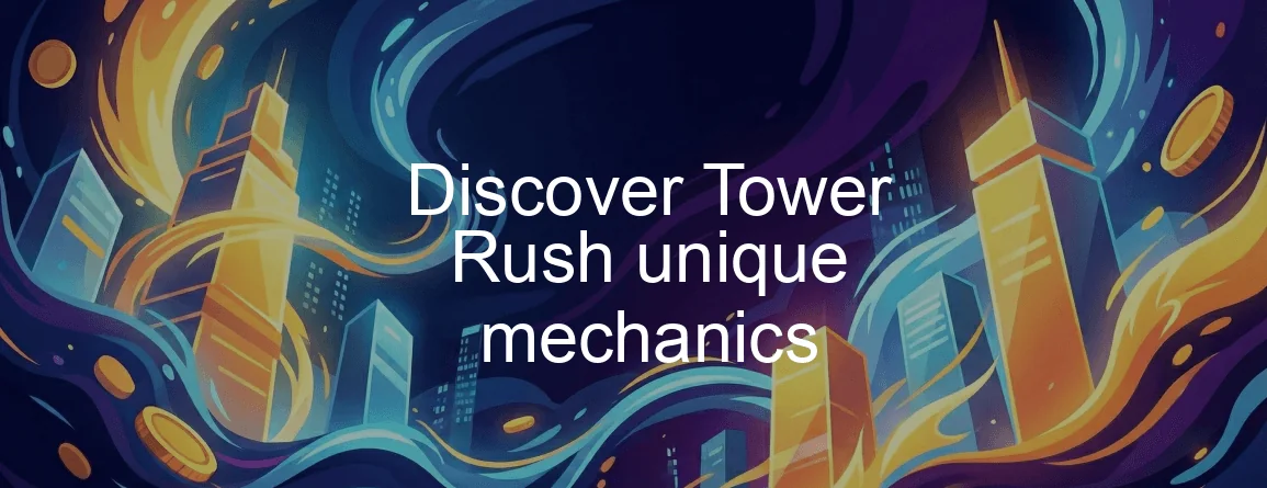 Jak działa mechanika Tower Rush Dźwig kołyszący się nad ułożoną wieżą w grze Tower Rush